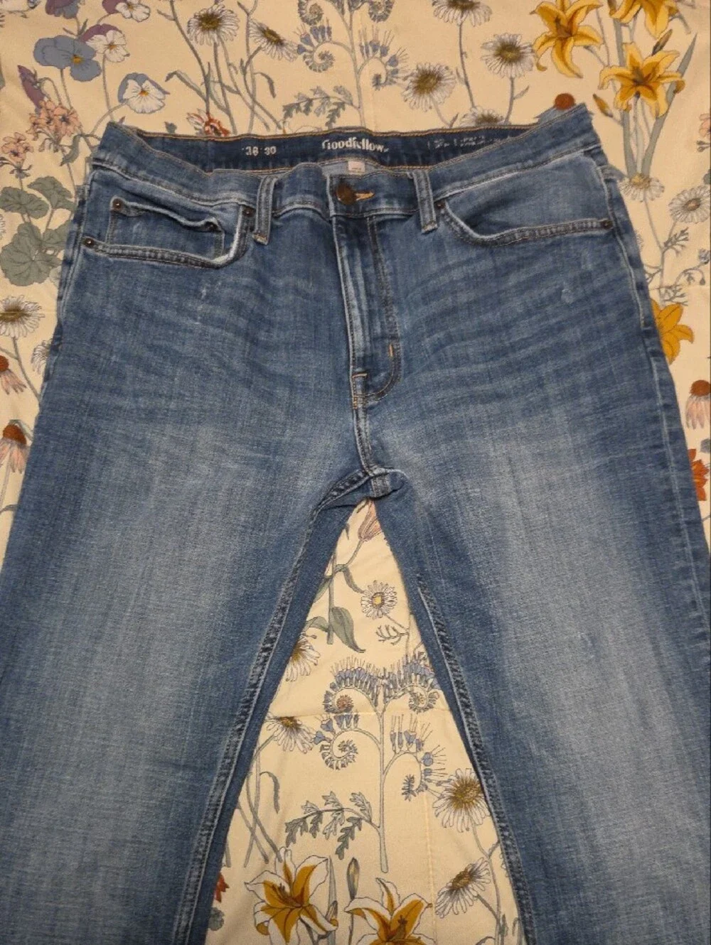Goodfellow & Co Men's Light Blue Bootcut Jeans